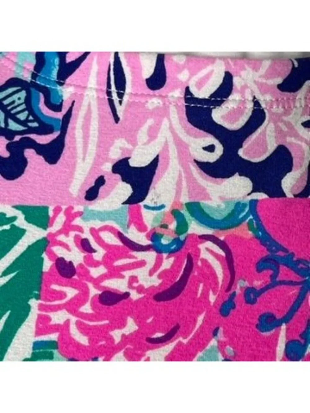 Lilly Pulitzer Girls Mini Sophie Ruffle Dress Patch to Match Size XL 12-14